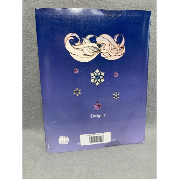 The Magic of Snowflakes II Stained Glass by Deverie Wood 17 Snowflake Designs - Picture 2 of 3